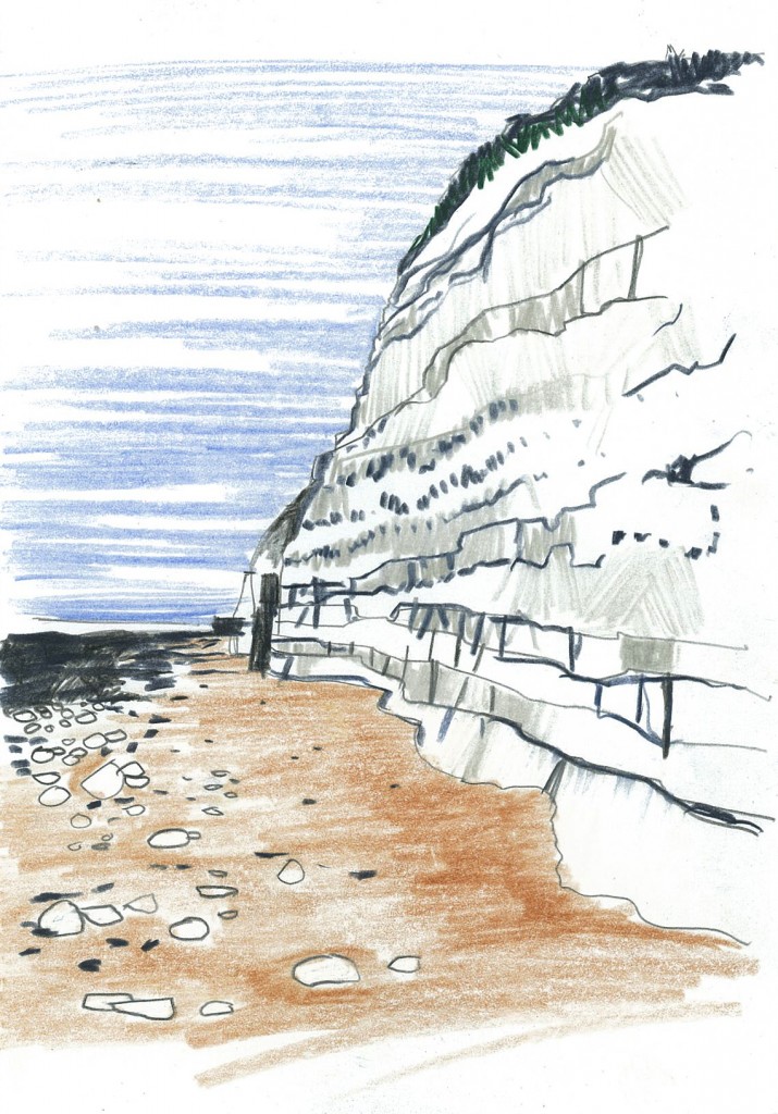 Chalk cliff colour dwg